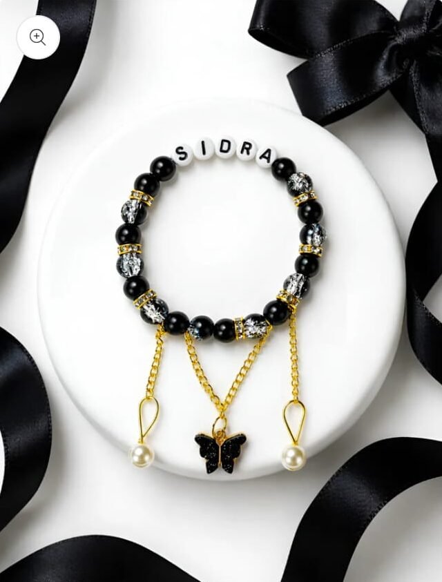 Black Butterfly Bracelet